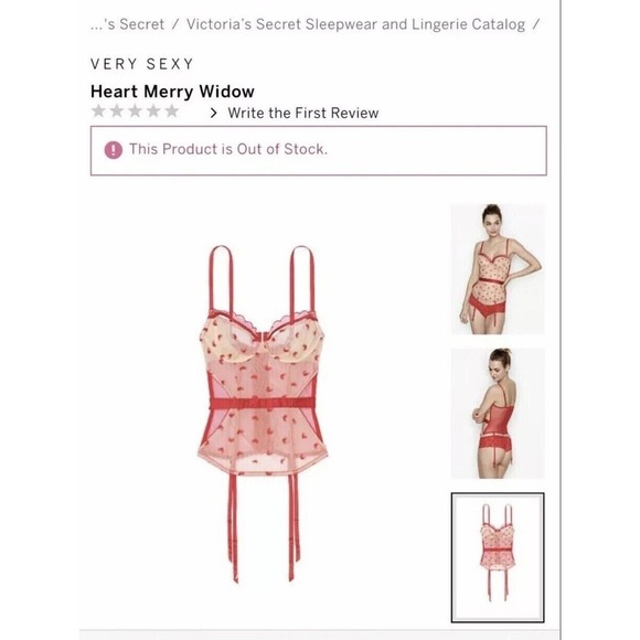 Victorias Secret Womens Corset 36D Limited Edition Mary Widow Mesh Lace Bustier - Picture 2 of 14